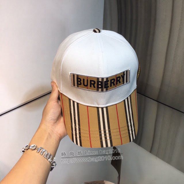 Burberry新品男士帽子 巴寶莉刺繡棒球帽鴨舌帽  mm1268